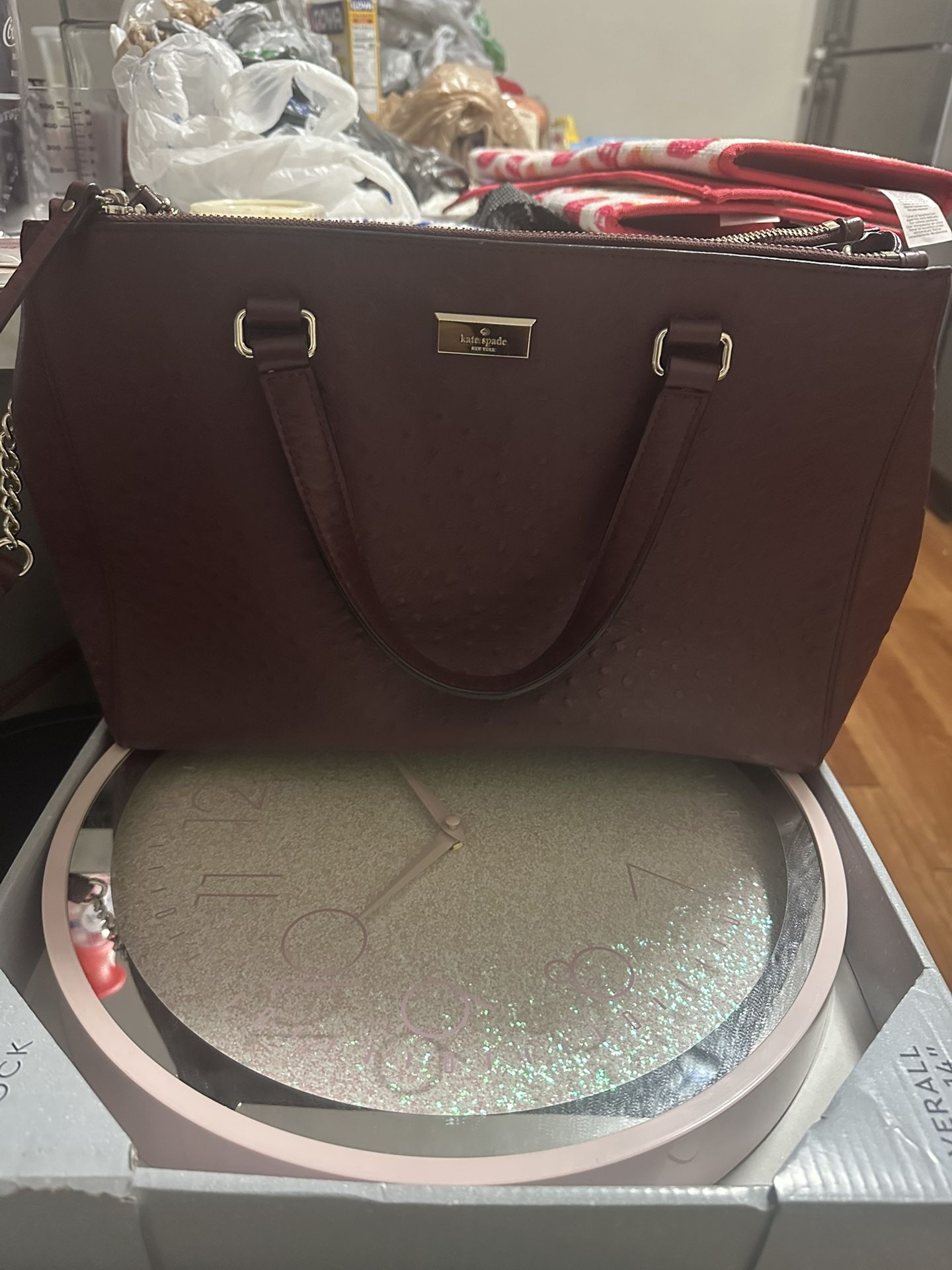 Burgandy Kate Spade Bag