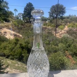 Waterford Cut Crystal COMERAGH 11" Cordial Decanter Cut Stopper Ireland