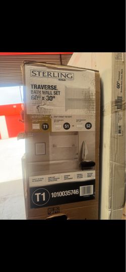 Sterling Traverse 60 in. W x 60 in. H x 30 in. • D 4-Piece Direct-to-Stud Alcove