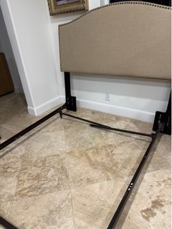 Full or Queen Like New Headboard and Frame
