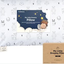 Toddler Pillow With Pillowcase 14x20 Soft Organic Cotton Toddler Pillow Machine Washable 