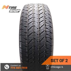 Set of 2 Used  10/32  Whitewall  255/70R16  109S  Cooper  Discoverer H/T