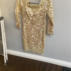 Gold Dress Size 2 