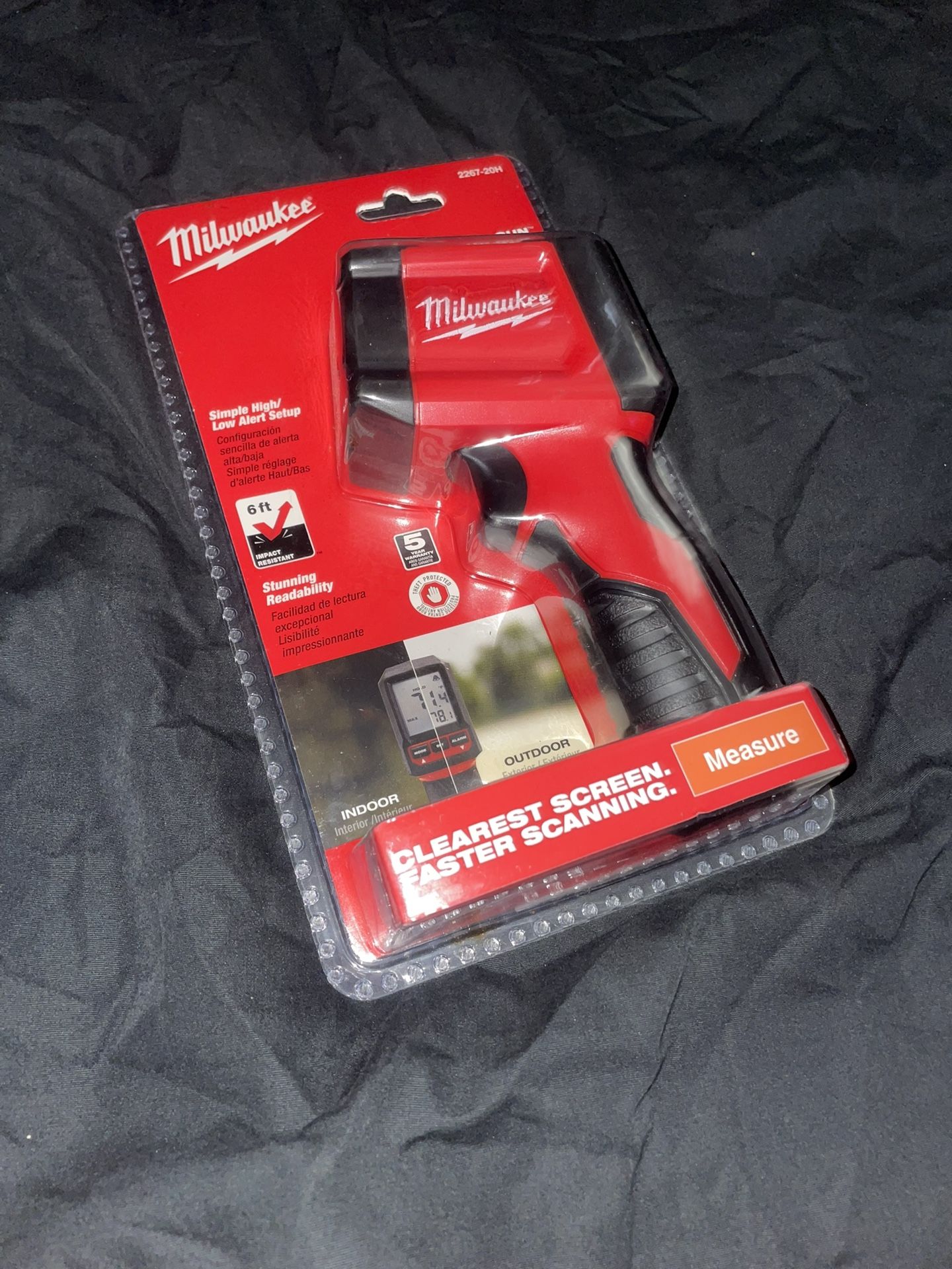 the Milwaukee 10:1 Infrared Temp-Gun