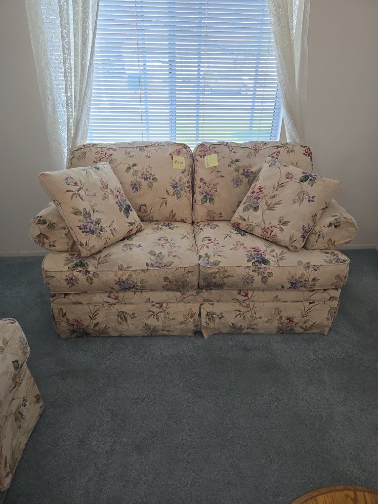 Floral Loveseat