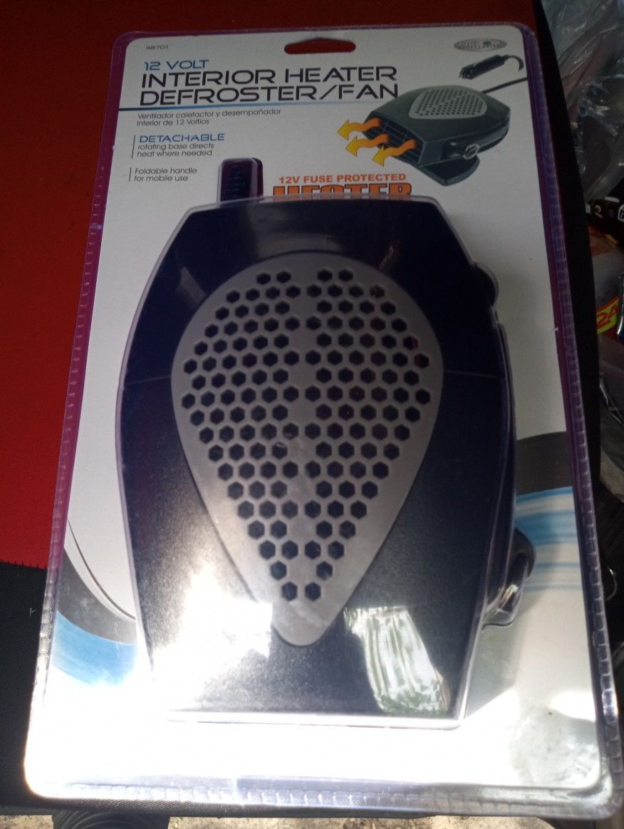 12 VOLT INTERIOR HEATER DEFROSTER / FAN