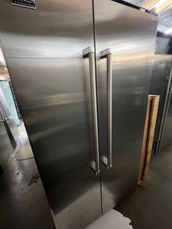 42”Viking Stainless Steel Side-by-Side Refrigerator