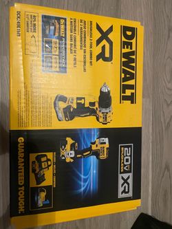 Dewalt 20V MAX XR Lithium-Ion Cordless 2-Tool Combo Kit with 4.0 Ah and 1.7 Ah Batteries and Charger