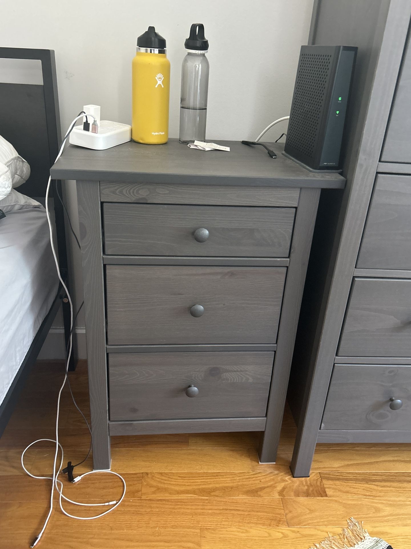 IKEA Hemnes 3 Drawer Nightstand