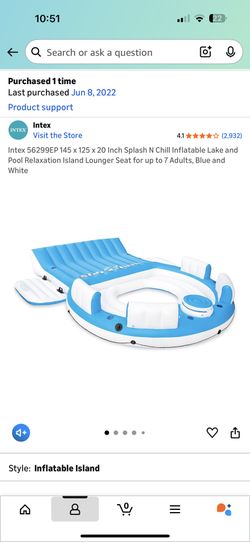 Intex Floating Inflatable Island