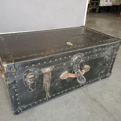Vintage Antique Travel Trunk