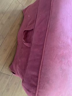 Ikea EKTORP Ottoman with storage Red