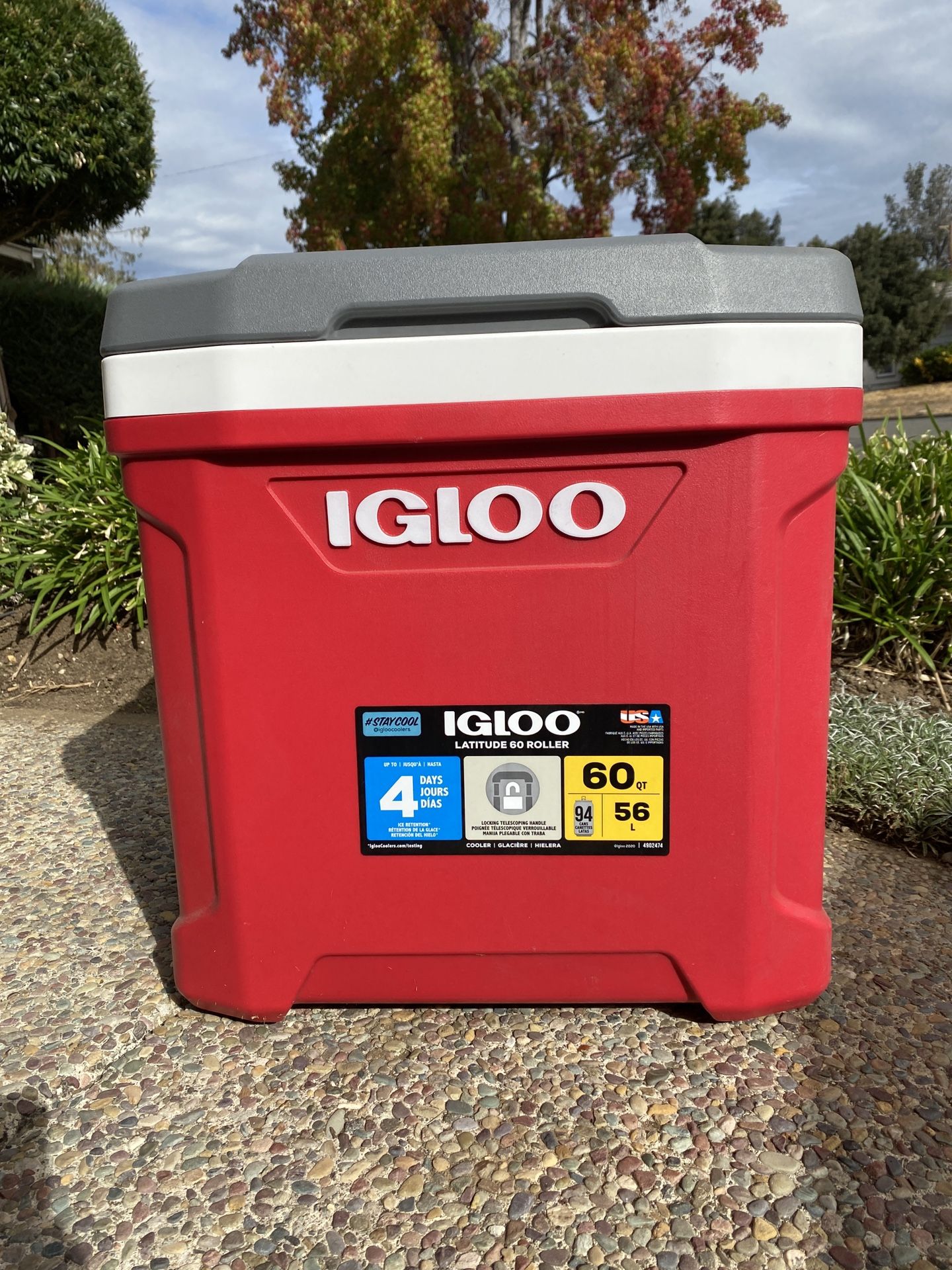 COOLER-60 Quart Rolling