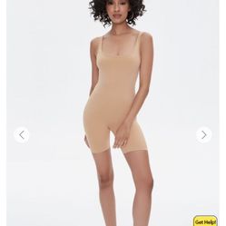 Tan Bodysuit Shorts *new with tags* 