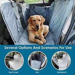 No More Dirt, Mud, Fur, Sand!! Dog Car Seat Cover / Pet Hammock for SUV, Truck, Car