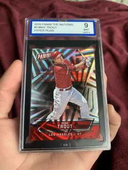 Mike Trout SP /99 Hyper Plaid Rare Perfect Shape