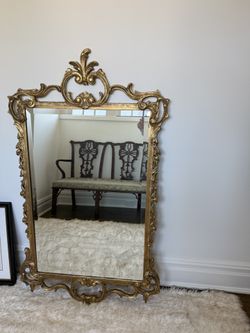 Gold Frame Mirror