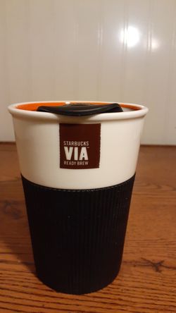 Starbucks VIA Ready Brew Coffee Cup With Lid