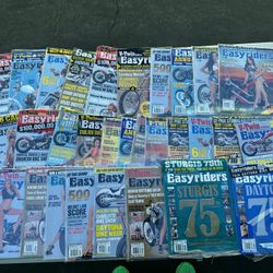 34x Easy Riders magazines from 2012 - 2016