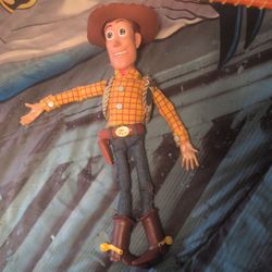 Thinkway Toys Woody Toy Story 12" Action Figure Pixar Character