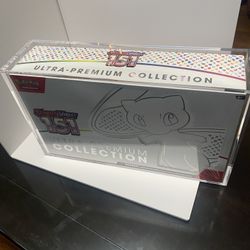 Acrylic Case for Pokémon 151, Charizard UPC,  Charizard X, Greninja EX, Terapagos Ex (Strong Magnet and Strong Casing)