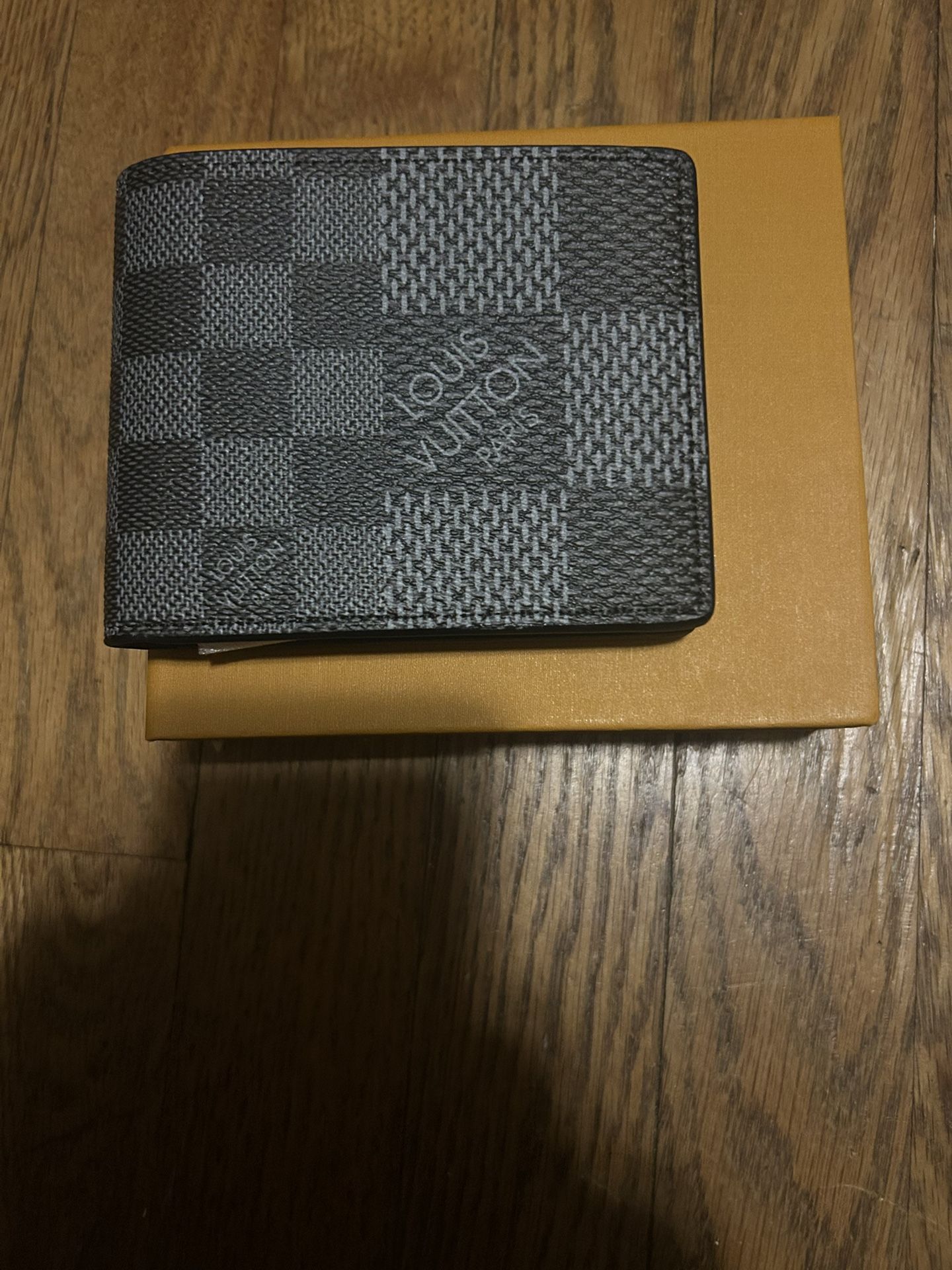 black and grey wallet