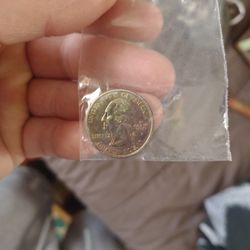 Statehood Quarter That's Rainbowed Which Makes It A Error Or Collectable For Many People