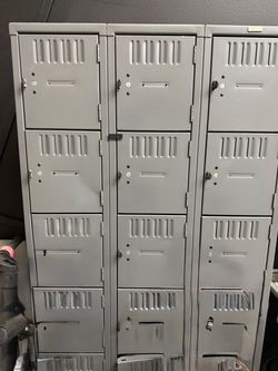 Lockers 6 lockers x 3 lockers 18 total