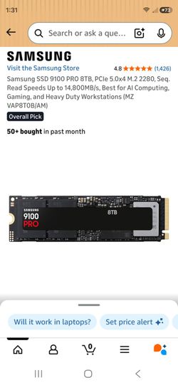 Samsung SSD 9100 pro 8TB