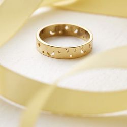 18K Gold Plated Stargazers Ring
