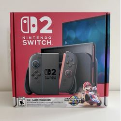 Nintendo Switch 2 + Mario Kart World Bundle - BRAND NEW / SEALED