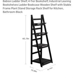 Tiered Leaning Wall Shelf
