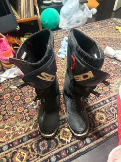 Sidi Motocross Boots Black size 10