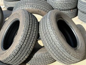 DELIVERY WE INSTALL 4 Goodyear Wrangler HT 275/65/18 97% Tread Like New tires