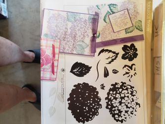 Hydrangea  Stamp Set For Crafting