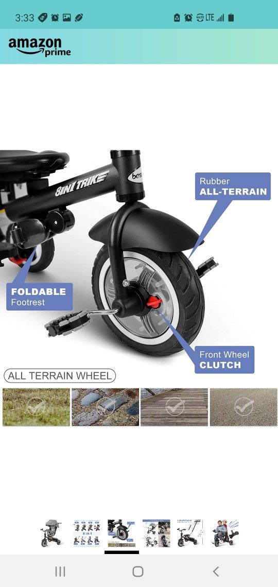 $100 BESREY IN TRIKE FOR TODDLERS TO