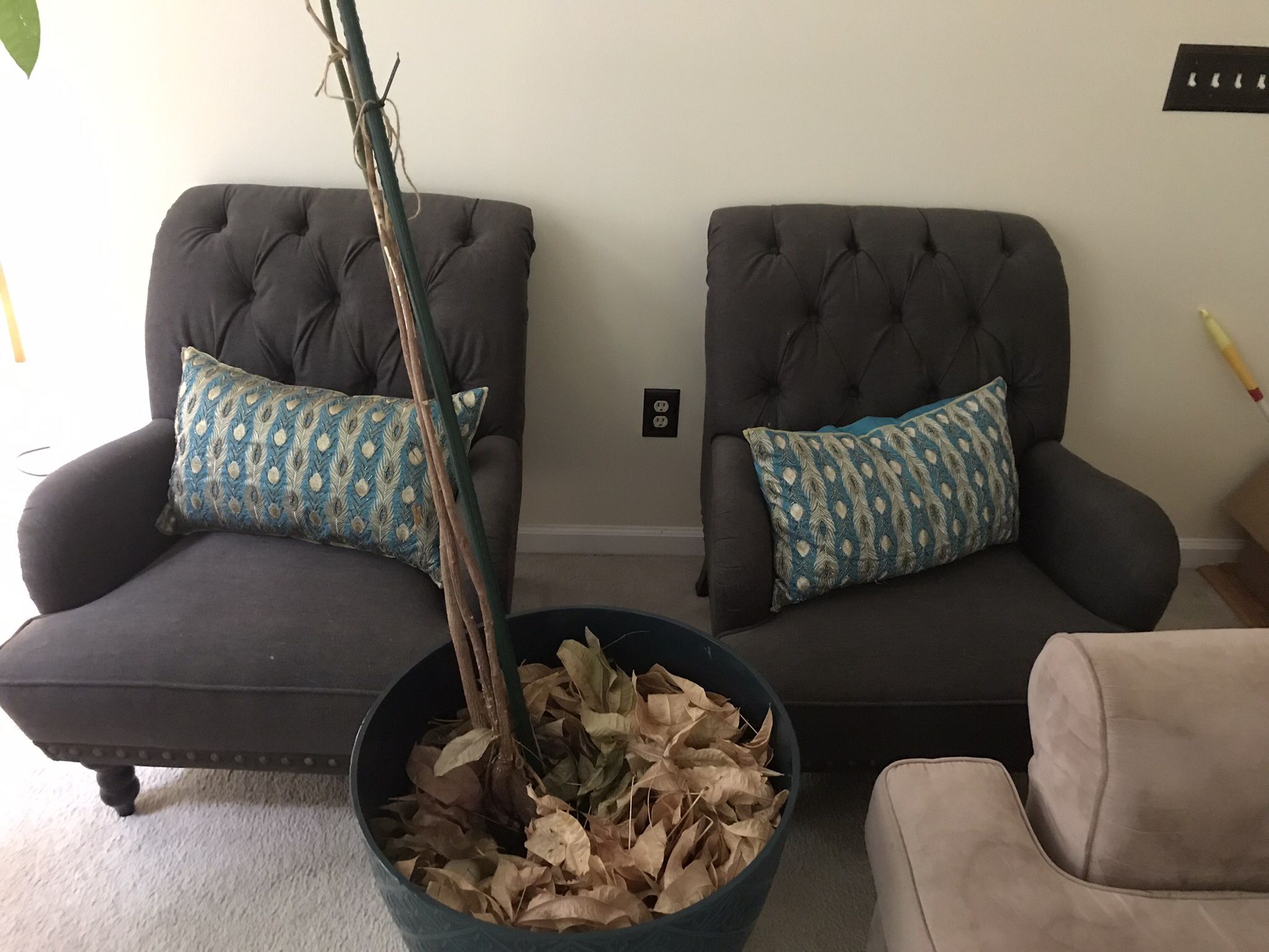 Armchairs And Side Tables