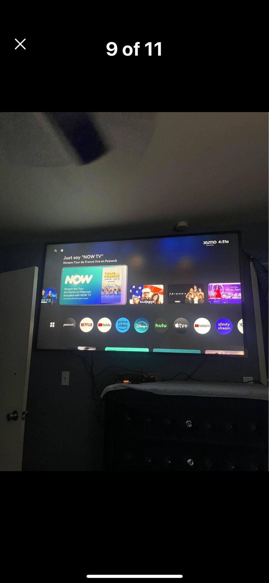 75 Inch Smart Tv $450 Obo No Lowballing free delivery Fresno & Clovis only