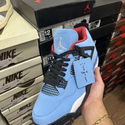 Aj4 Nike Air jordan 4 retro Travis Scott Cactus jack Size 7,7.5,8,8.5,9,9.5,10,10.5,11,12 