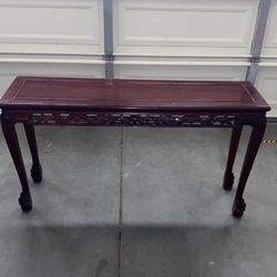 antique entryway table