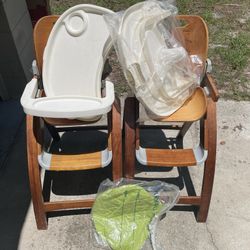 Baby High Wood Chair