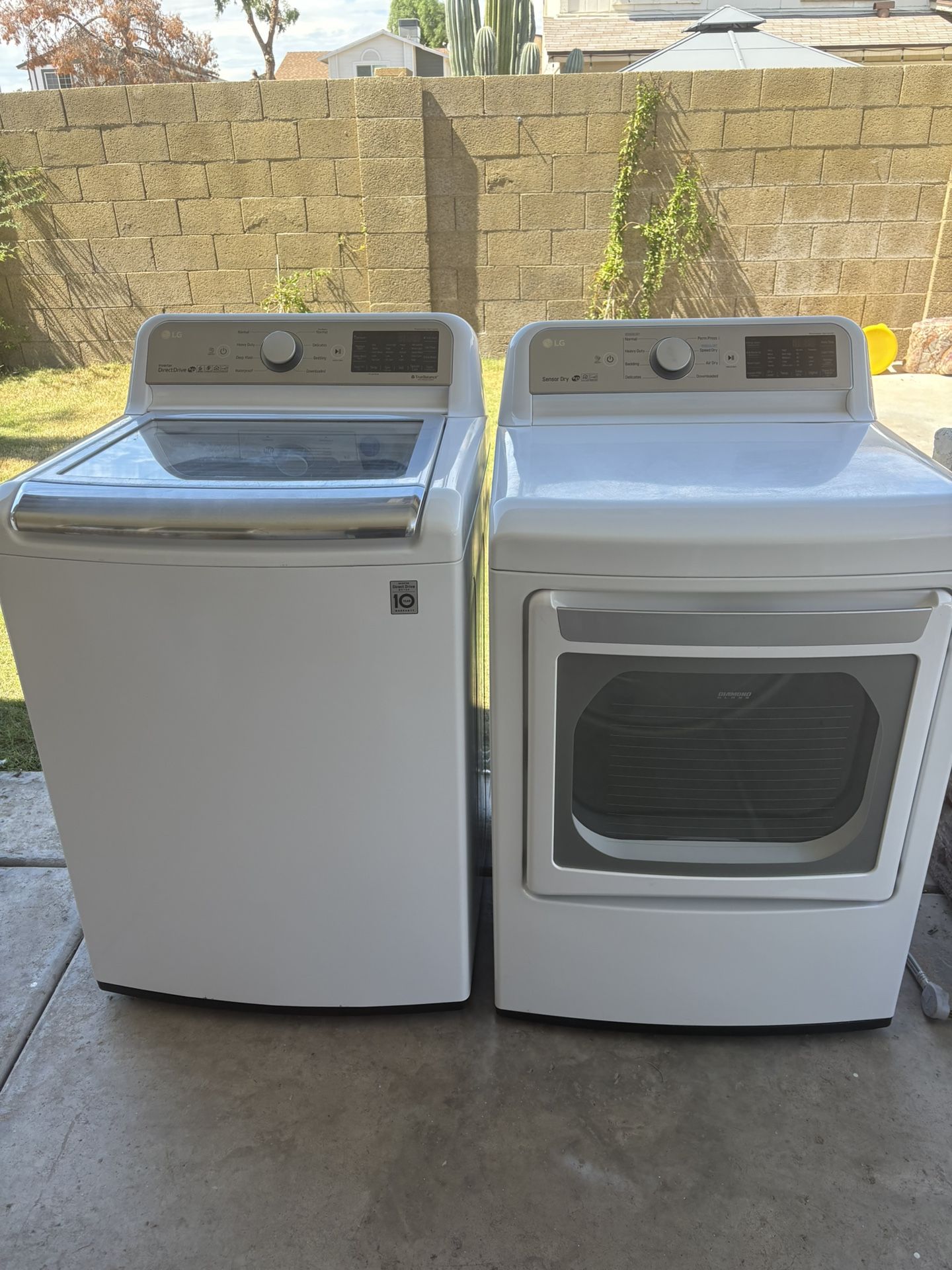 Lg Washer And Electric Dryer