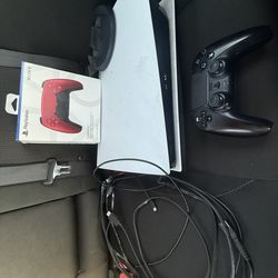 Ps5 with Two Remote Controllers