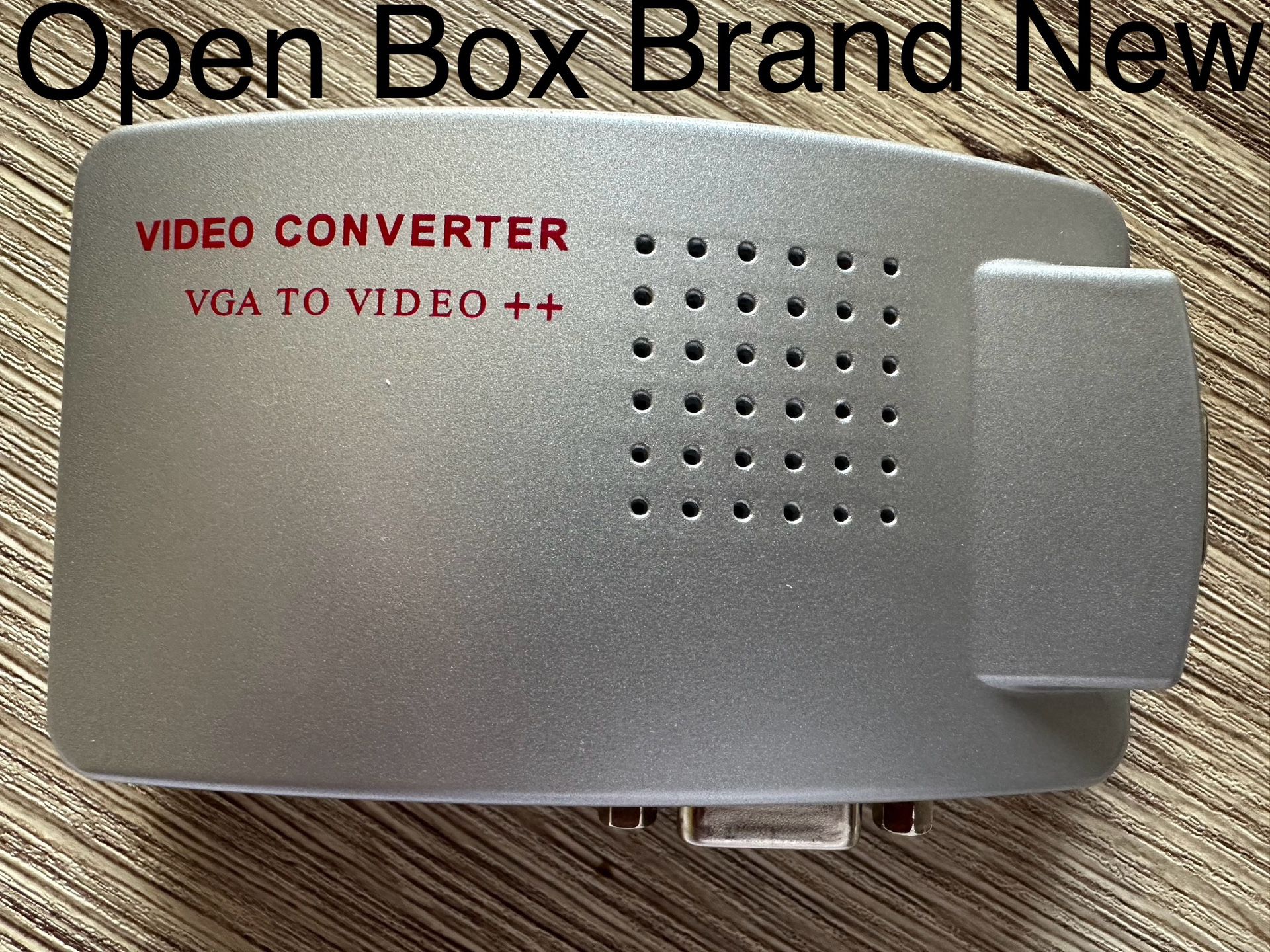 VIDEO CONVERTER VGA TO VIDEO ++, Brand New, Open Box Never Used 