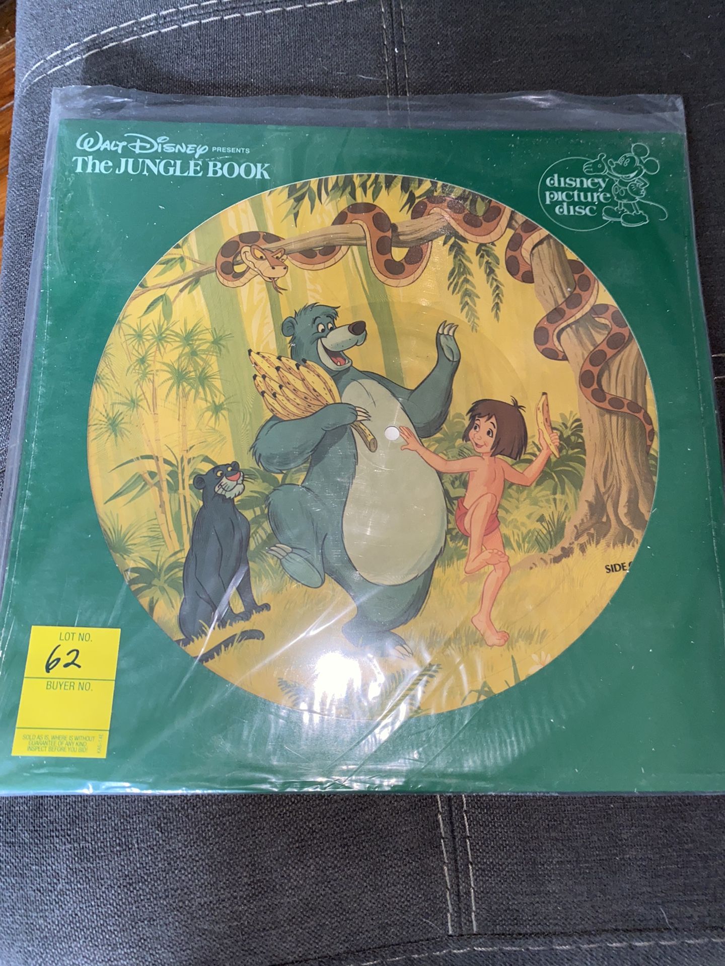 RARE Brand New 1981 Disney Vinyl Jungle Book