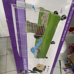 All Living Things Rabbit Home Small Animal Cage 40 L x 18.5 W x 22.5 H