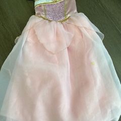 Girls Pink Princess Dress Size 7/8