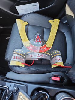 Angels MLB Baseball Home Run Celebration Kabuto Samurai Helmet Hat
