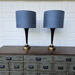 2 Table Lamps Pair 