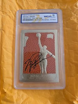 Michael Jordan 23KT Gold Graded card 10 GEM Mint